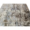 Jedwabny dywna z Nepalu 250x300cm w stylu vintage szary