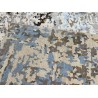 Jedwabny dywna z Nepalu 250x300cm w stylu vintage szary
