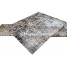 Jedwabny dywna z Nepalu 250x300cm w stylu vintage szary