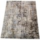 Unikatowy szary dywan jedwabny z Nepalu deseń vintage 250x300cm luksus