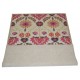 Kolorowy różowy kwiatowy dywan RUG COLLECTION do salonu nowoczesny design 100% wełna 150x240cm Indie