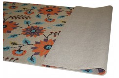 100% wełna gruby dywan z Indii  150x240cm design do salonu pętelkowy