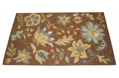 100% wełna gruby dywan z Indii  150x240cm design do salonu pętelkowy