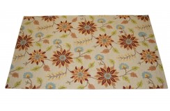 100% wełna gruby dywan z Indii  150x240cm design do salonu pętelkowy