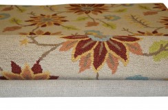 100% wełna gruby dywan z Indii  150x240cm design do salonu pętelkowy