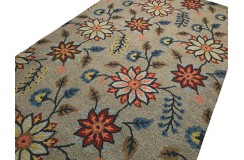 100% wełna gruby dywan z Indii  150x240cm design do salonu pętelkowy