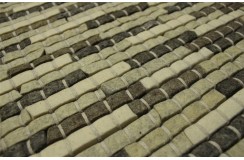 Wełniany dywan Brinker Carpets Stone Szary 200x300cm kamienie
