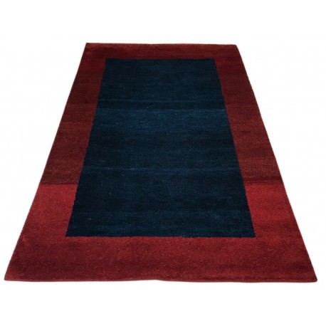 Nowoczesny dywan indyjski Gabbeh 100% wełna 120x180cm brązowy