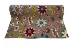 100% wełna gruby dywan z Indii  150x240cm design do salonu pętelkowy
