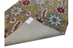 100% wełna gruby dywan z Indii  150x240cm design do salonu pętelkowy
