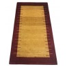Nowoczesny dywan indyjski Gabbeh 100% wełna 120x180cm czerwony żółty