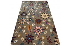 100% wełna gruby dywan z Indii  150x240cm design do salonu pętelkowy