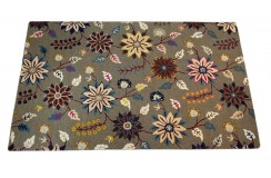 100% wełna gruby dywan z Indii  150x240cm design do salonu pętelkowy