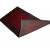 100% wełniany gruby dywan gabbeh 90x165cm bordowy