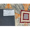 100% wełna gruby dywan z Indii 150x240cm design do salonu kolorowy