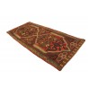 Etno kilim kolorowy Afgan dzieło Maimane nomadyczny chodnik 126x263cm