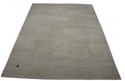 Beżowy luksusowy elegancki dywan Gabbeh Loribaft Indie 280x350cm gruby gęsty i miękki