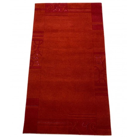 Dywan Luxor Living Nepal premium 100% WEŁNA 70x140cm czerwony