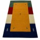 Kolorowy ekskluzywny dywan Gabbeh Loribaft Indie 90x160cm 100% wełniany