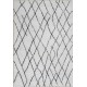 Piękny dywan Shaggy super soft 90x160cm 100% poliester, biały, czarny