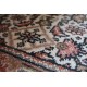 Wełniany ręcznie tkany dywan Herati z Indii 80x300cm orientalny beżowy