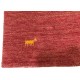 Gładki 100% wełniany dywan Gabbeh Lori Handloom różowy 250x300cm