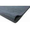 Gładki 100% wełniany dywan Gabbeh Handloom niebieski 200x300cm 