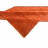 Gładki 100% wełniany dywan Gabbeh Handloom Loribaft ceglasty 180x270cm
