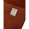 Gładki 100% wełniany dywan Gabbeh Handloom Loribaft ceglasty 180x270cm