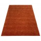 Gładki 100% wełniany dywan Gabbeh Handloom Lori pomarańczow bez wzorów, różne wymiary
