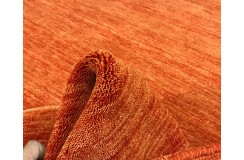 Gładki 100% wełniany dywan Gabbeh Handloom pomarańczowy różne wymiary