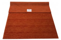 Gładki 100% wełniany dywan Gabbeh Handloom pomarańczowy różne wymiary