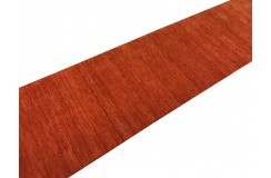 Gładki 100% wełniany dywan Gabbeh Handloom pomarańczowy różne wymiary