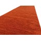 Gładki 100% wełniany dywan Gabbeh Handloom Lori pomarańczow bez wzorów, różne wymiary
