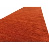 Gładki 100% wełniany dywan Gabbeh Handloom pomarańczowy różne wymiary