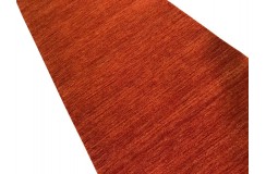 Gładki 100% wełniany dywan Gabbeh Handloom pomarańczowy różne wymiary