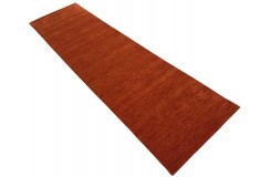 Gładki 100% wełniany dywan Gabbeh Handloom pomarańczowy różne wymiary