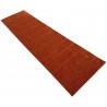 Gładki 100% wełniany dywan Gabbeh Handloom pomarańczowy różne wymiary