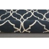 Marokańska koniczyna czarny dywan RUG COLLECTION do salonu 100% wełniany 150x240cm Indie