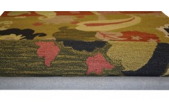 100% wełna gruby dywan z Indii 150x240cm design do salonu kolorowy