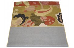 100% wełna gruby dywan z Indii 150x240cm design do salonu kolorowy