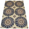 100% wełna gruby dywan z Indii 150x240cm design do salonu kolorowy