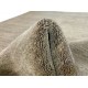 Gładki 100% wełniany dywan Gabbeh Handloom szaro-brązowy 170x240cm delikatne motywy zwierzęce