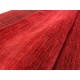 Gładki 100% wełniany dywan Gabbeh Handloom czerwony 170x240cm bez wzorów
