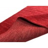 Gładki 100% wełniany dywan Gabbeh Handloom czerwony 170x240cm bez wzorów