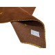 Gładki 100% wełniany dywan Gabbeh Handloom brązowy 120x180cm