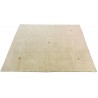 Gładki 100% wełniany dywan Gabbeh Handloom Loribaft beżowy 140x200cm