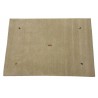 Gładki 100% wełniany dywan Gabbeh Handloom Loribaft beżowy 140x200cm