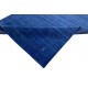 Gładki 100% wełniany dywan Gabbeh Handloom Lori niebieski 200x300cm delikatne motywy etniczne