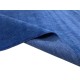 Gładki 100% wełniany dywan Gabbeh Handloom Lori niebieski 200x300cm delikatne motywy etniczne